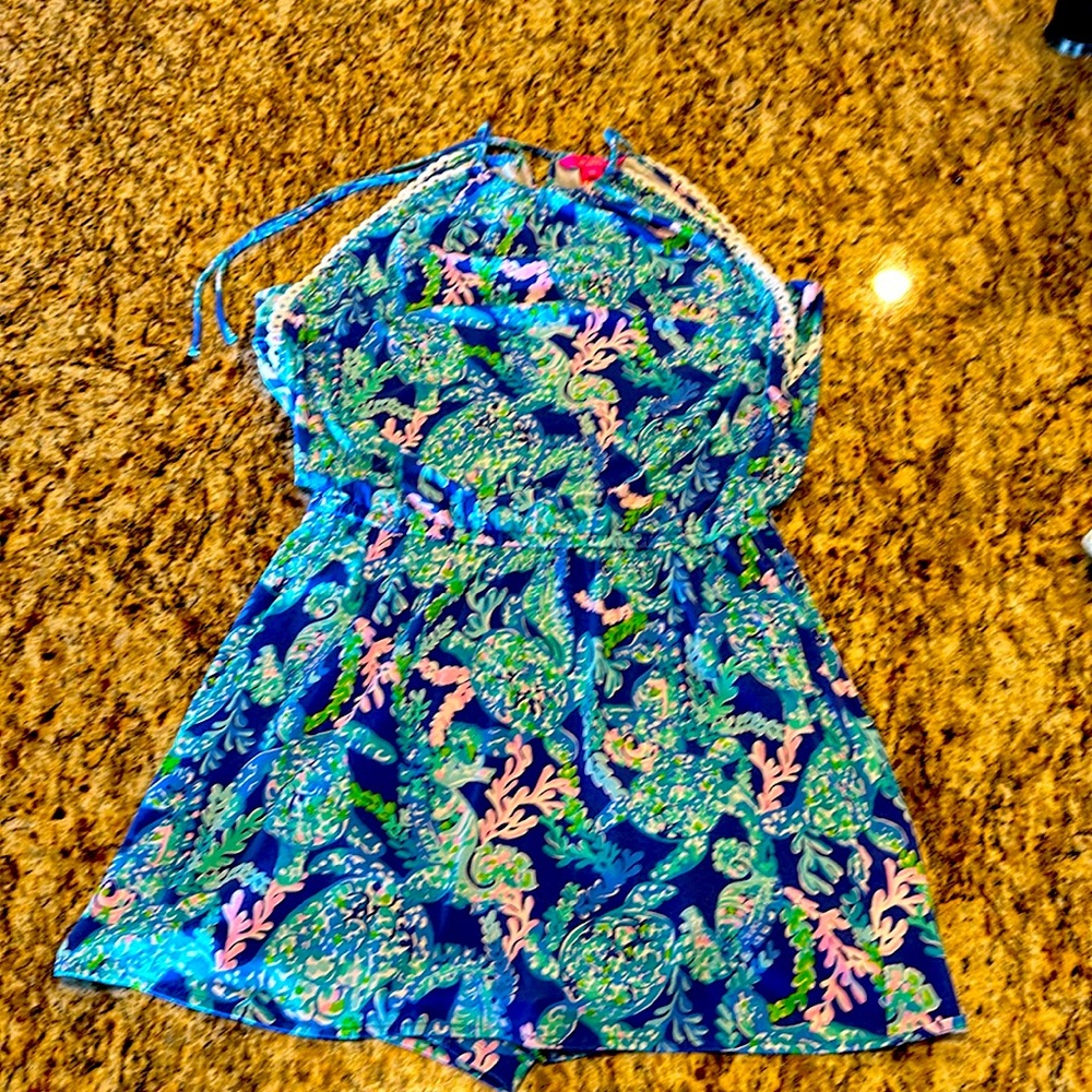 Like new Lilly Pulitzer Gianni Skort Romper -sz M
